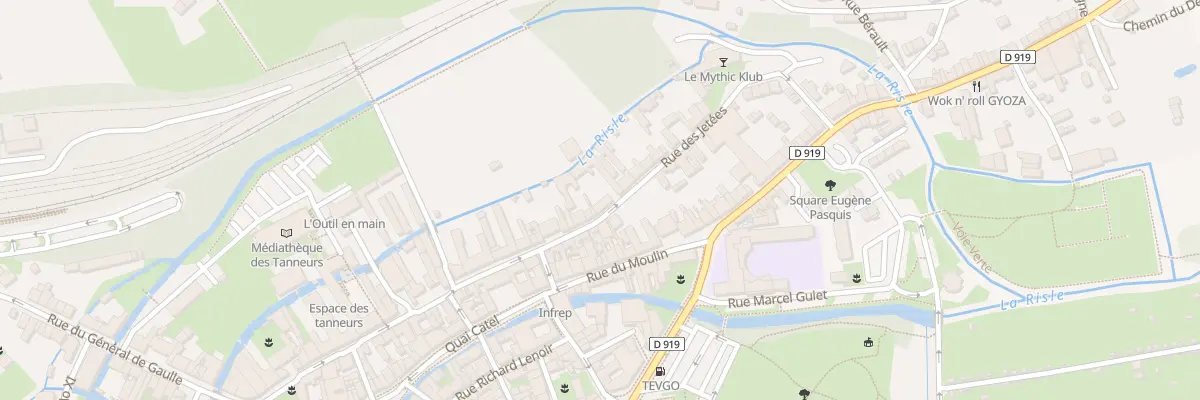 Plan du 13 Rue des Jetees à L’Aigle