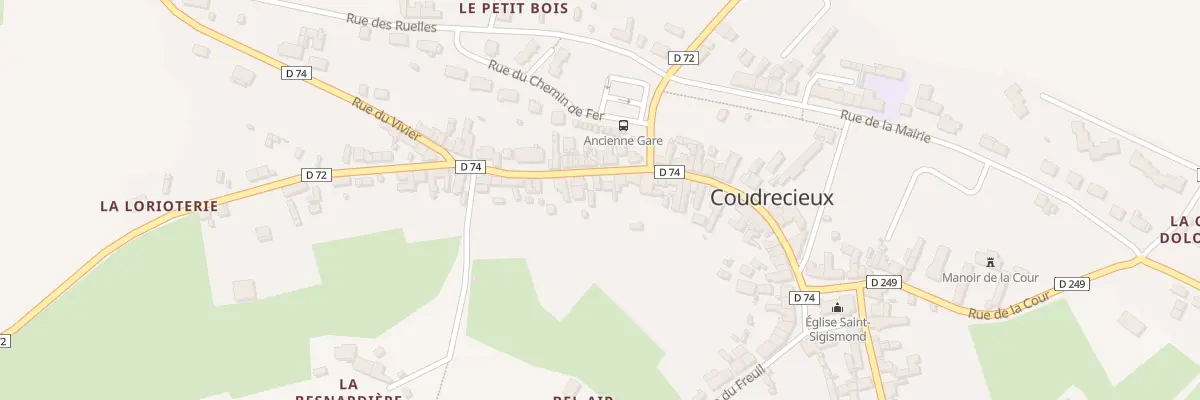 Plan du 41 Rue Principale à Coudrecieux