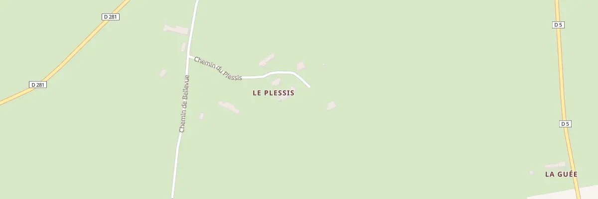 Plan du 76 Le Plessis à Feings
