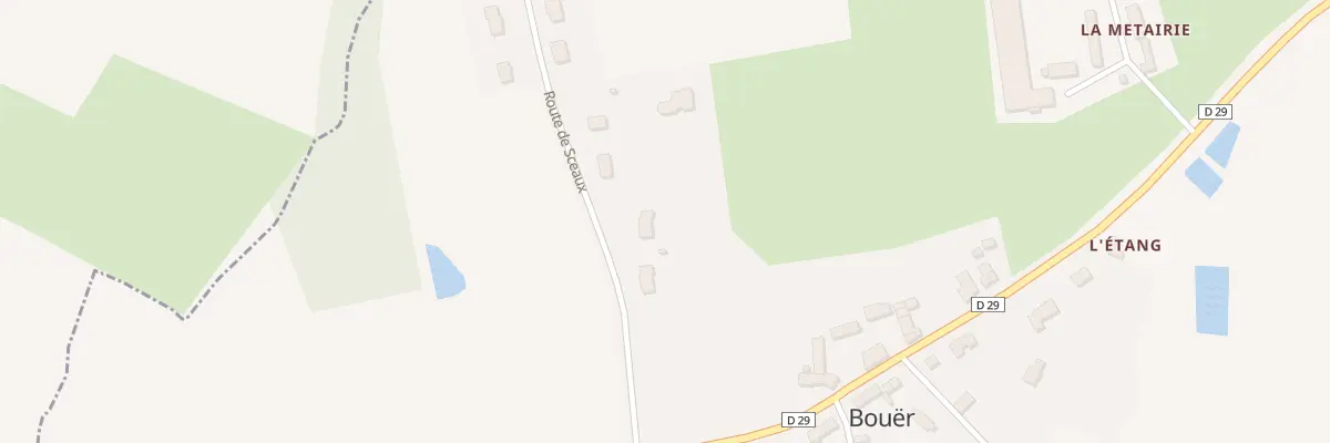 Plan du 8 Rte de Sceaux à Bouër