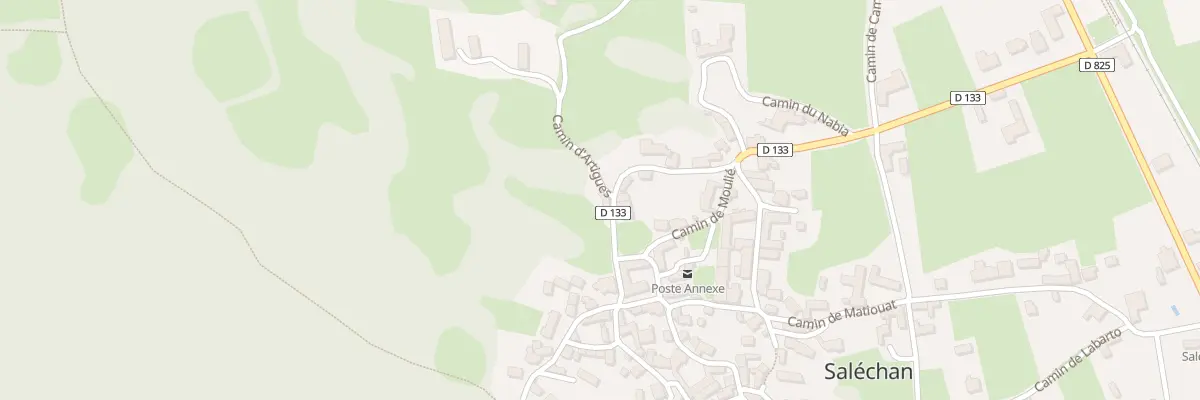 Plan du 65 Cami de Menut à Saléchan