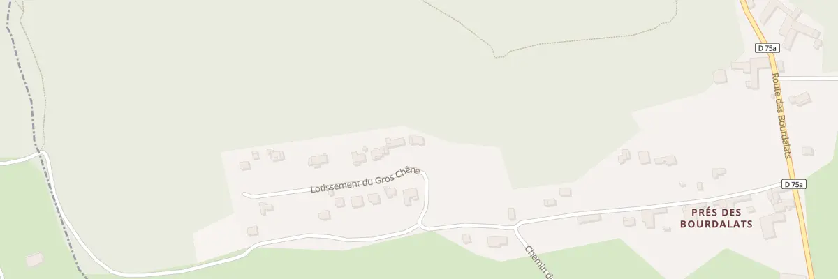 Plan du 145 Foret Communale des Goutil à Bordes-de-Rivière