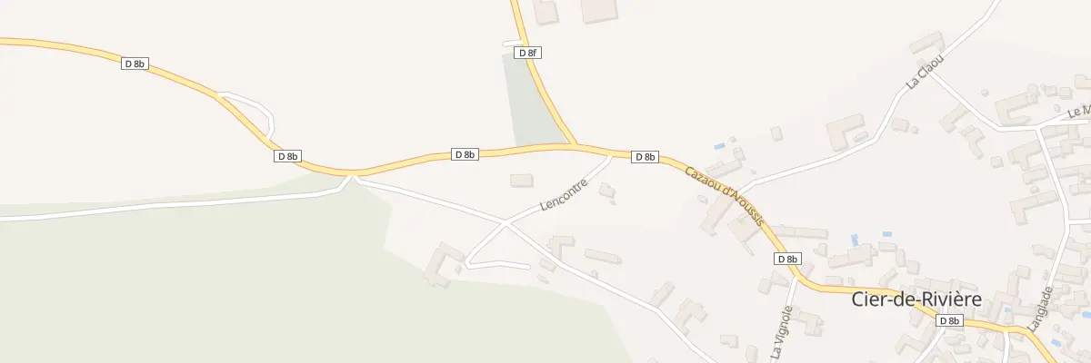 Plan de Lencontre à Cier-de-Rivière