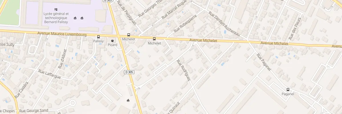 Plan du 11 Rue Poton de Xaintrailles à Agen