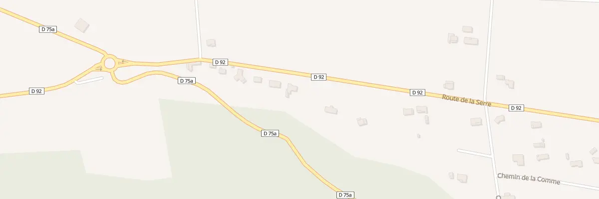 Plan du 12 Rte de la Serre à Bordes-de-Rivière