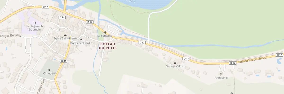 Plan du 8 Rue du Val de l’Indre à Monts