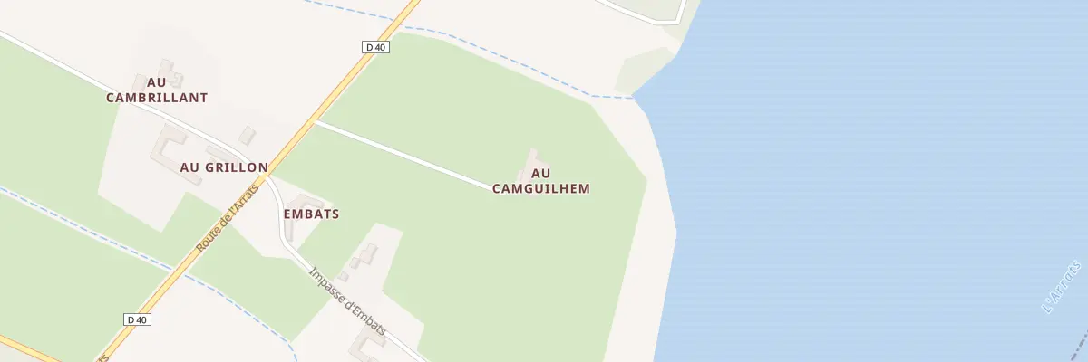 Plan du 5040 Au Camguilhem à Bézues-Bajon