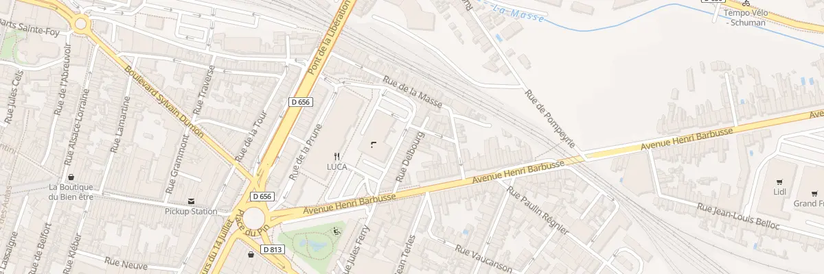 Plan du 76 Rue Fumadelles à Agen