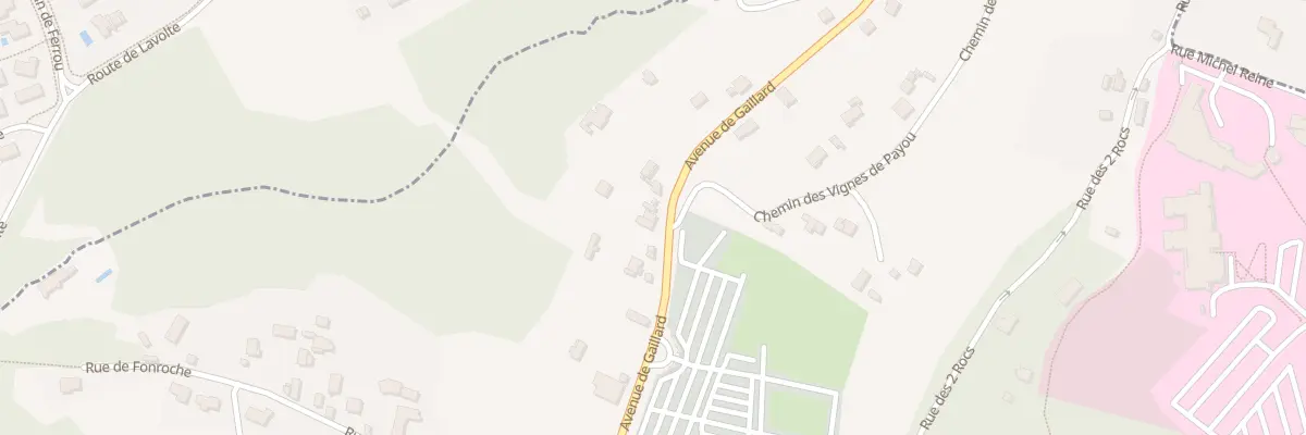 Plan du 987 Av de Gaillard à Agen