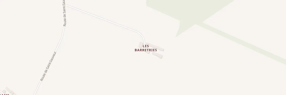 Plan du 5201 Les Barretries à Oyré