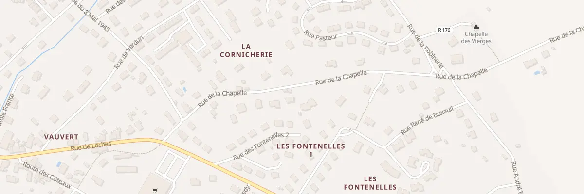 Plan du 12T Rue de la Chapelle à Sainte-Maure-de-Touraine