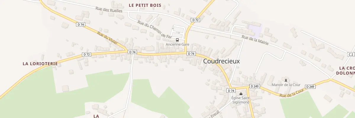 Plan du 37 Rue Principale à Coudrecieux