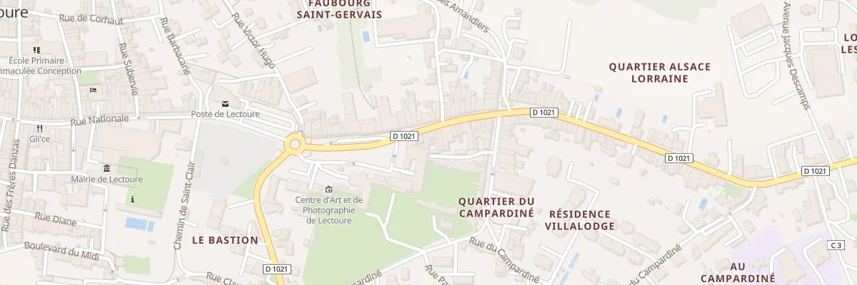 Plan du 6 Rue Alsace Lorraine à Lectoure