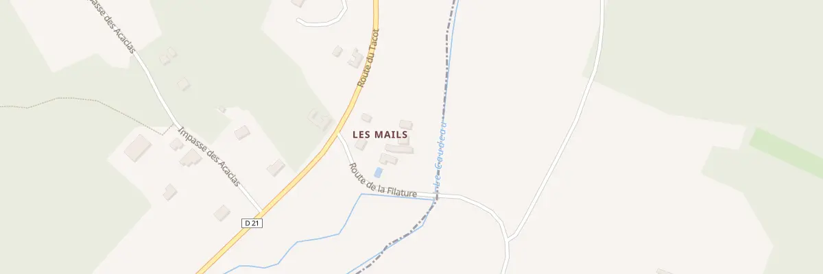 Plan du 105 Rte de la Filature à Saint-Georges-de-Montclard