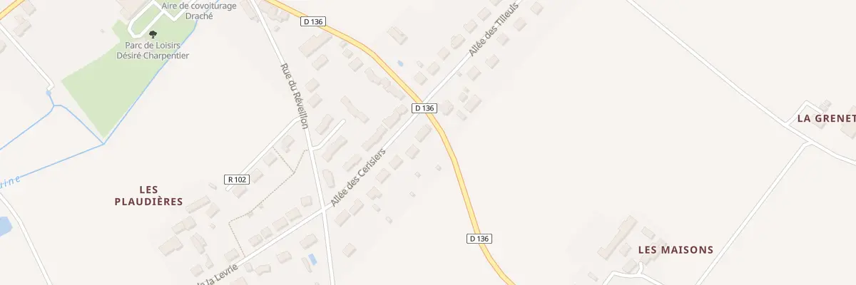 Plan du 13 All des Cerisiers à Draché