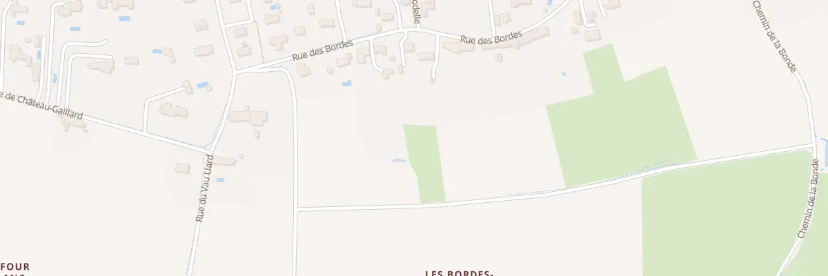 Plan du 23 Rue des Bordes à Fondettes