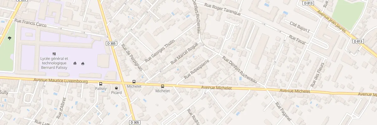 Plan du 30 Rue Marcel Rogué à Agen