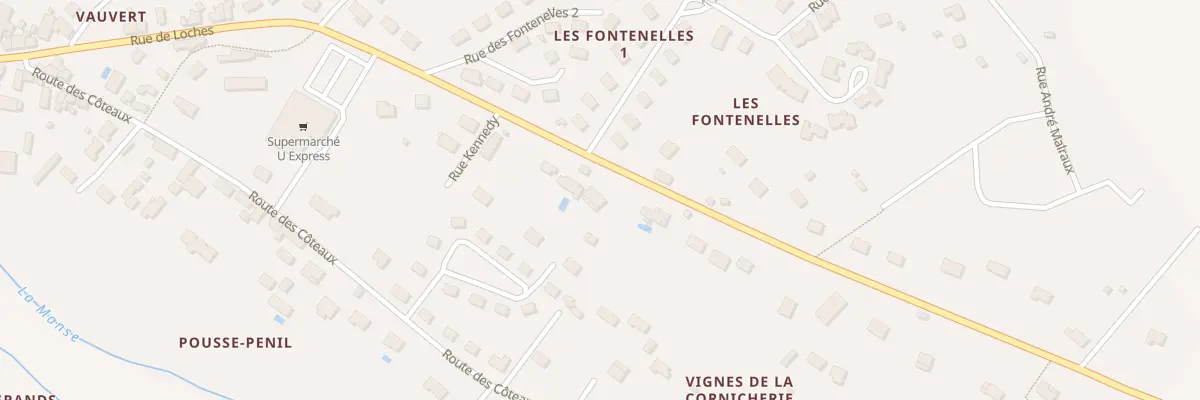Plan du 90 Rue de Loches à Sainte-Maure-de-Touraine