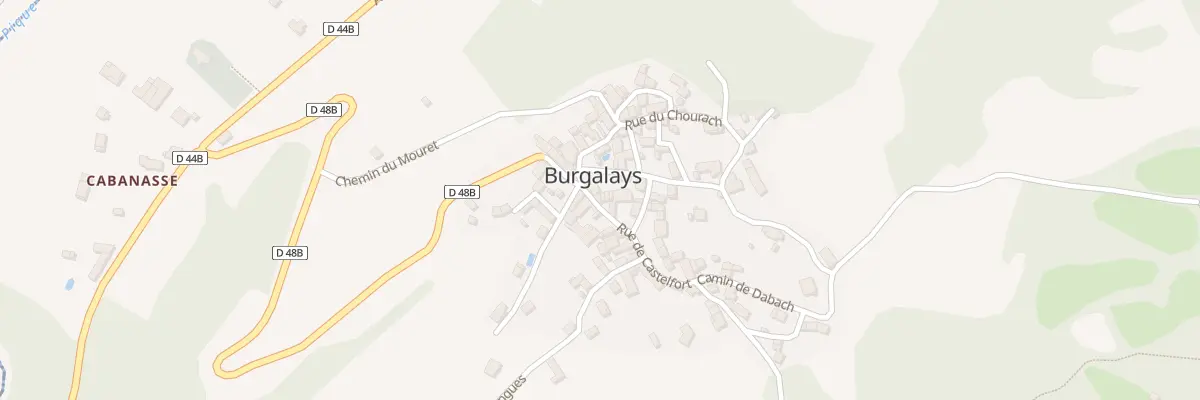 Plan du 54 Village à Burgalays