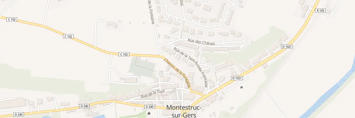 Plan du 139 Rue 1ere Armee Francaise à Montestruc-sur-Gers