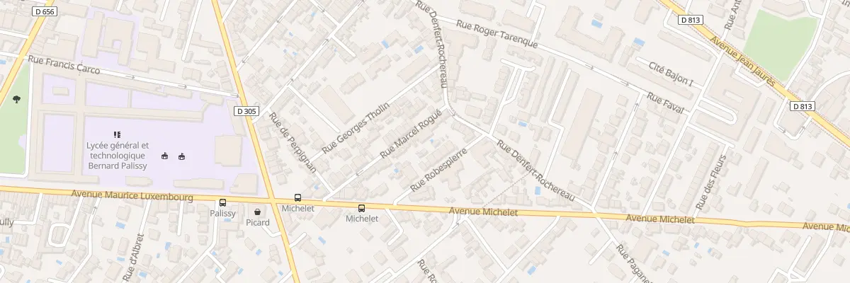 Plan du 34 Rue Marcel Rogué à Agen