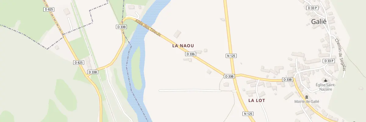 Plan du 3 All des Tilleuls à Galié