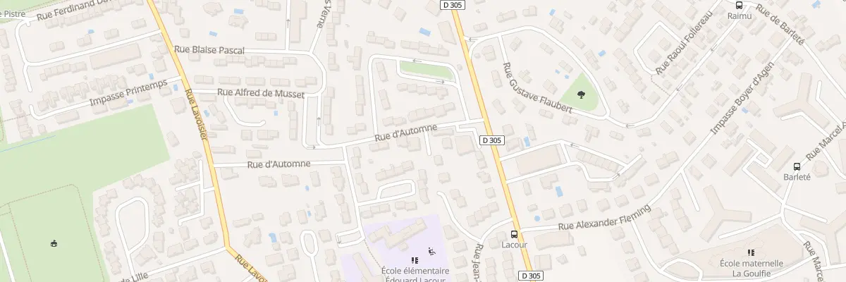 Plan du 272 Rue d’Automne à Agen