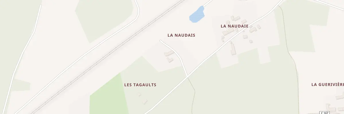 Plan du 40 Les Tagaults à Draché