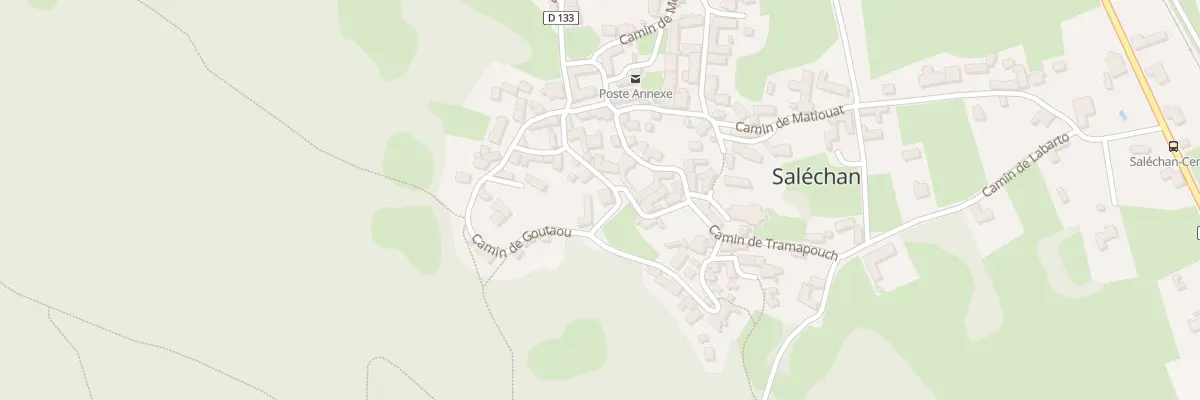 Plan du 45 Cami de Mailhoc à Saléchan