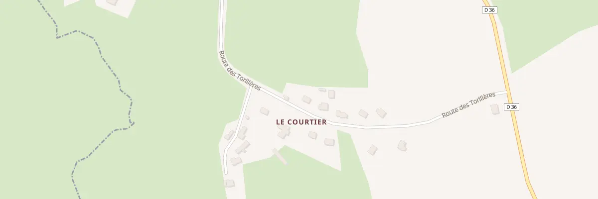 Plan du 5514 Le Courtier à Préval
