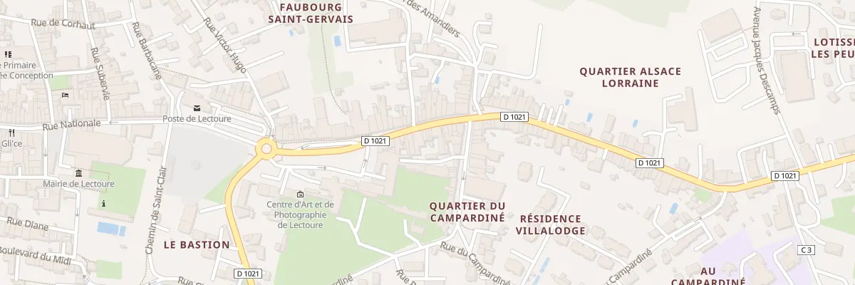 Plan du 16 Rue Alsace Lorraine à Lectoure