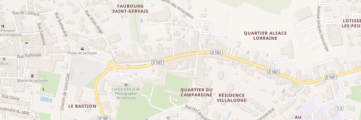 Plan du 18 Rue Alsace Lorraine à Lectoure