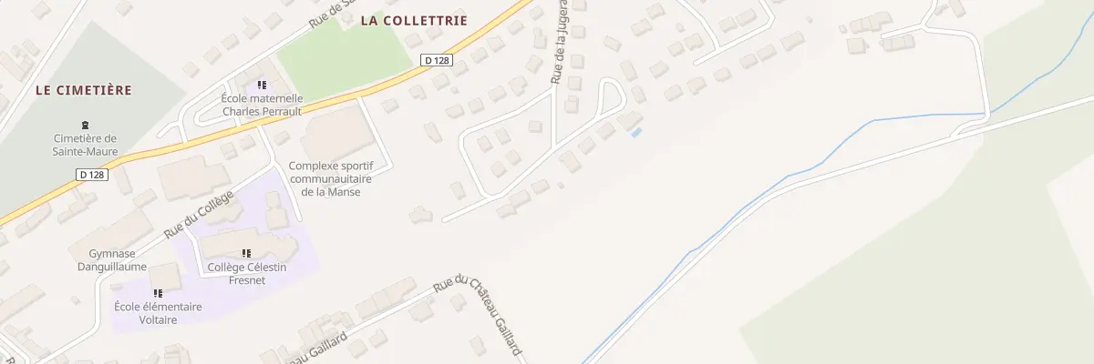 Plan du 14 Rue de la Jugeraie à Sainte-Maure-de-Touraine