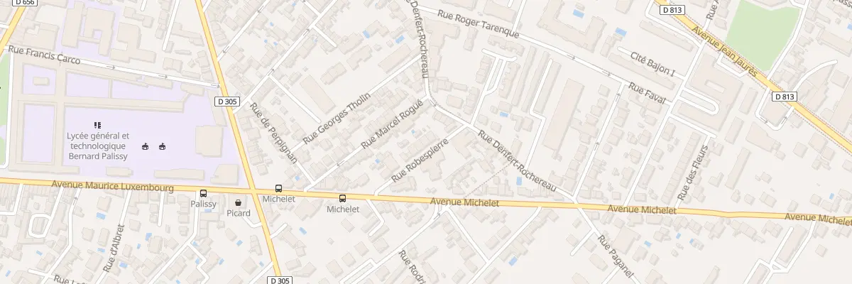 Plan du 87 Rue Robespierre à Agen