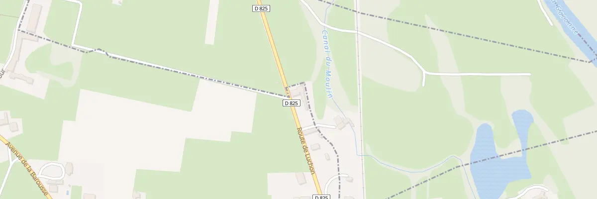 Plan du 14 Rte de Luchon à Siradan