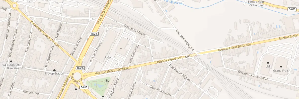 Plan du 42 Rue de la Masse à Agen