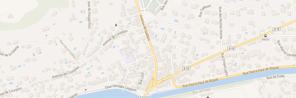 Plan du 125 Av de Gaillard à Agen