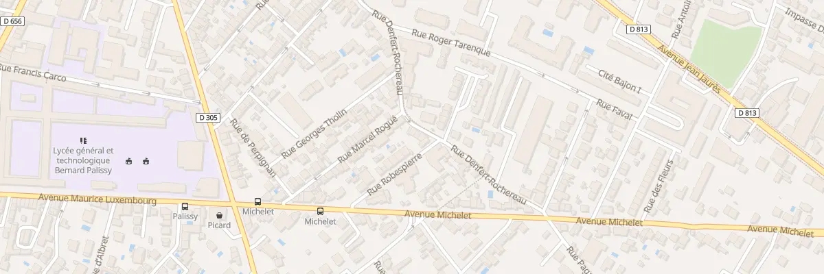 Plan du 94A Rue Denfert Rochereau à Agen