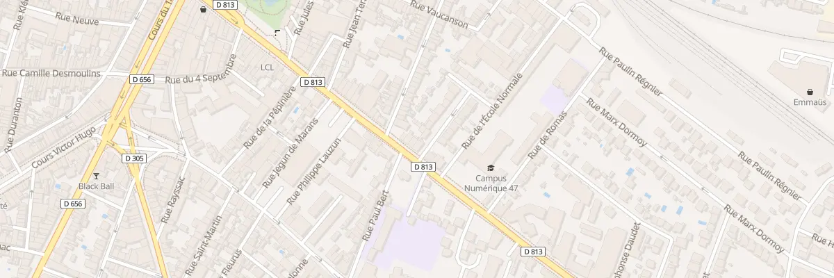 Plan du 166 Av Jean Jaurès à Agen