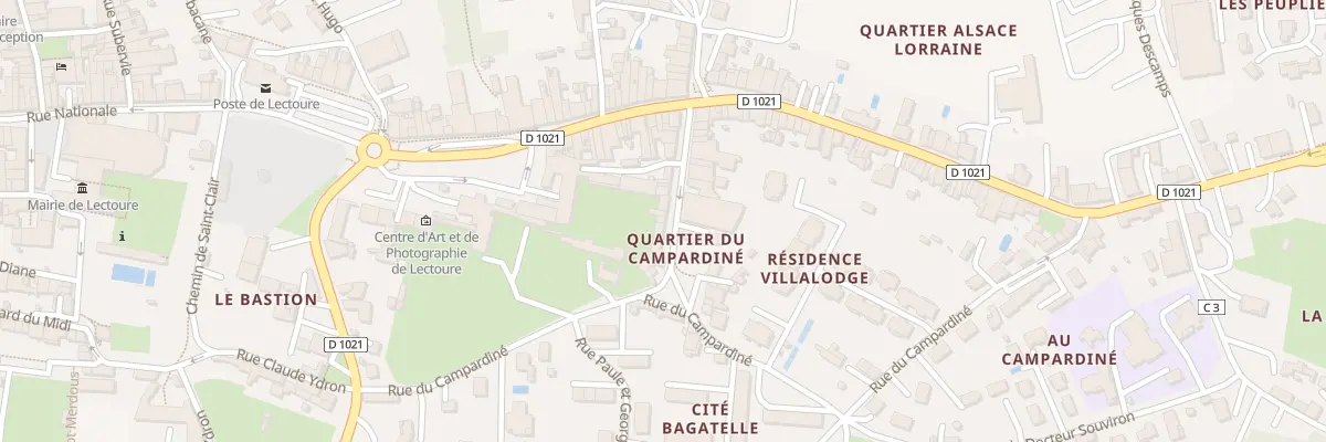 Plan du 28 Bd Banel à Lectoure