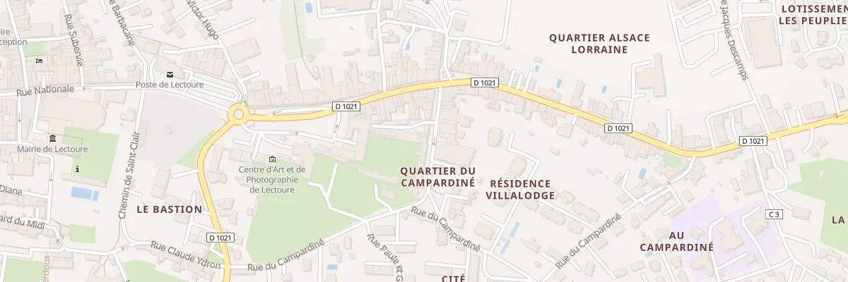 Plan du 22 Bd Banel à Lectoure