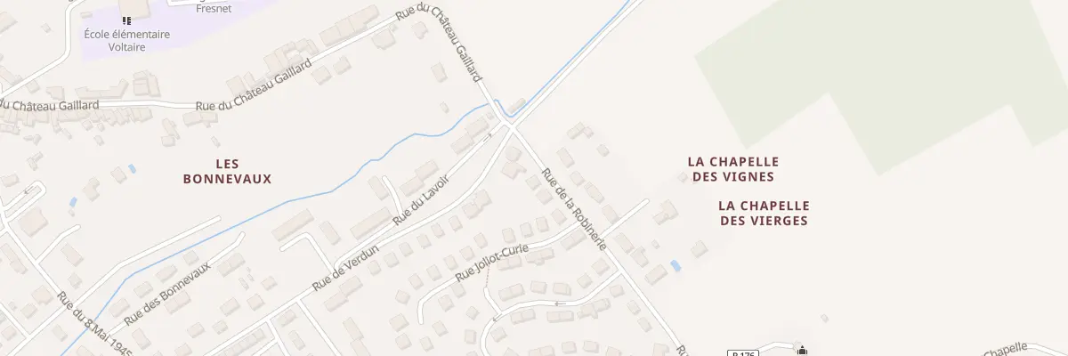 Plan du 2 Rue de la Robinerie à Sainte-Maure-de-Touraine