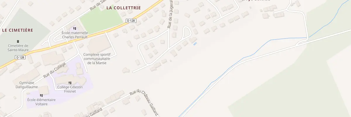 Plan du 15 Rue de la Jugeraie à Sainte-Maure-de-Touraine