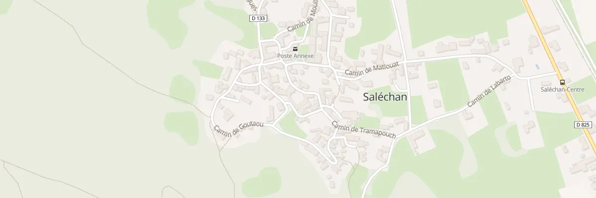 Plan du 110 Cami de Couay à Saléchan