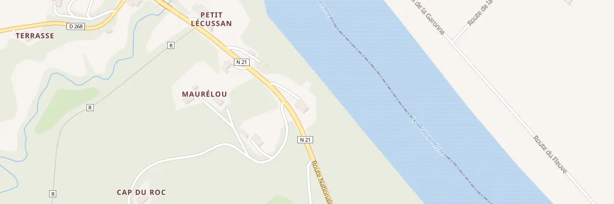 Plan du 1200 Rn 21 à Moirax