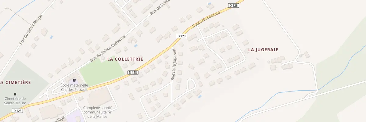 Plan du 23 Rue de la Jugeraie à Sainte-Maure-de-Touraine