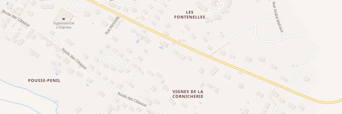 Plan du 96 Rue de Loches à Sainte-Maure-de-Touraine