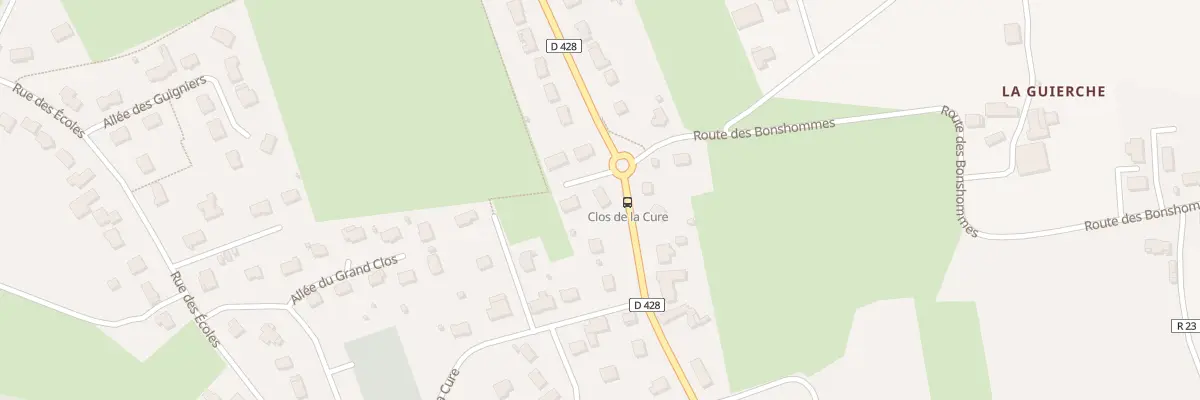 Plan du 23 Rue de la Poste à Saint-Antoine-du-Rocher