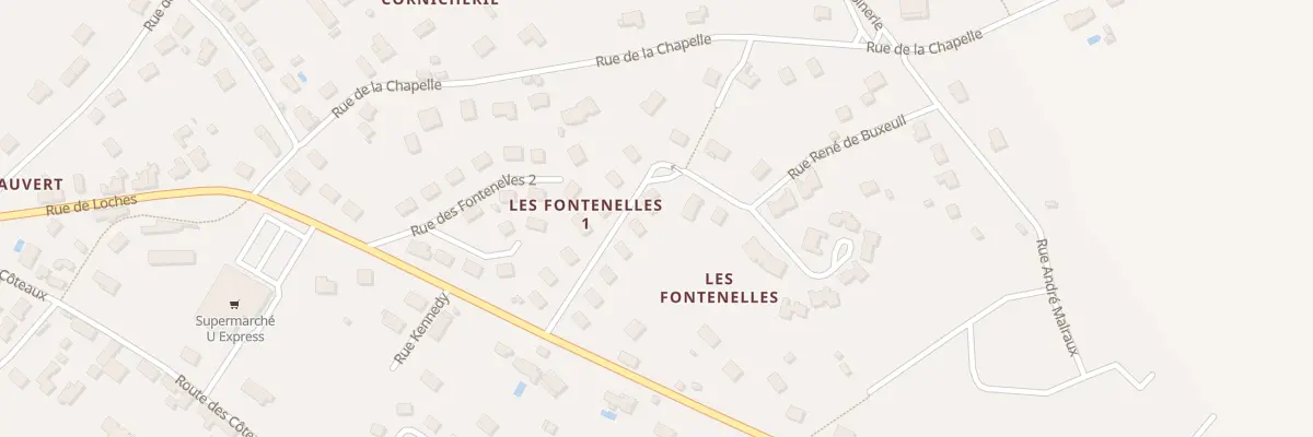 Plan du 13 Les Fontenelles 1 à Sainte-Maure-de-Touraine