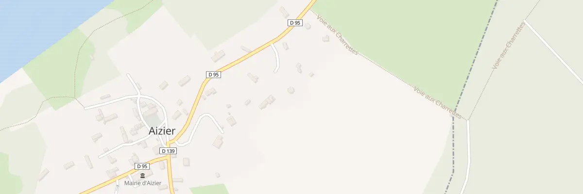 Plan du 234 Rte du Flacq à Aizier
